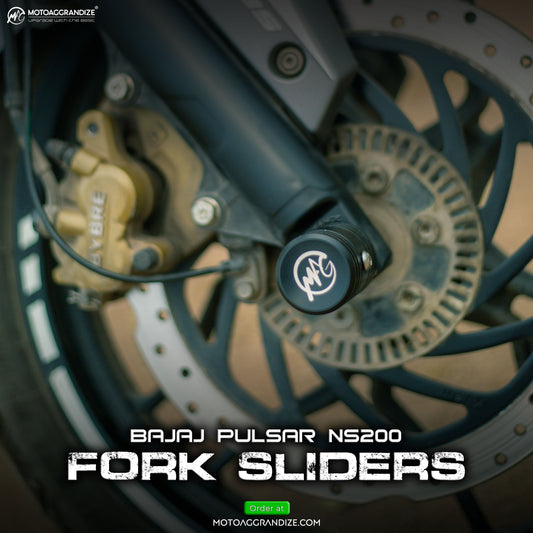 Motoaggrandize Fork Sliders for Bajaj Pulsar RS200 | NS200 | 160 | 125